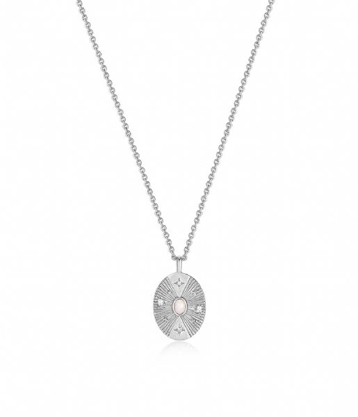 Ania Haie  Scattered Stars Opal Disc Necklace Silver